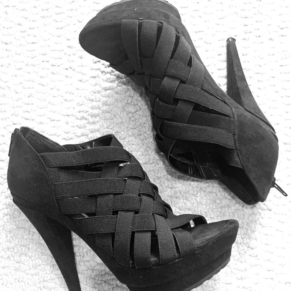 Black 5” heels
